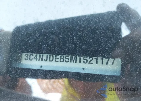 2021 Jeep Compass 80Th Anniversary 4X4 z USA, uszkodzony, nr VIN 3C4NJDEB5MT521177